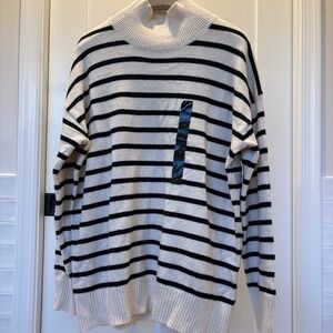 NWT BR factory striped sweater Small